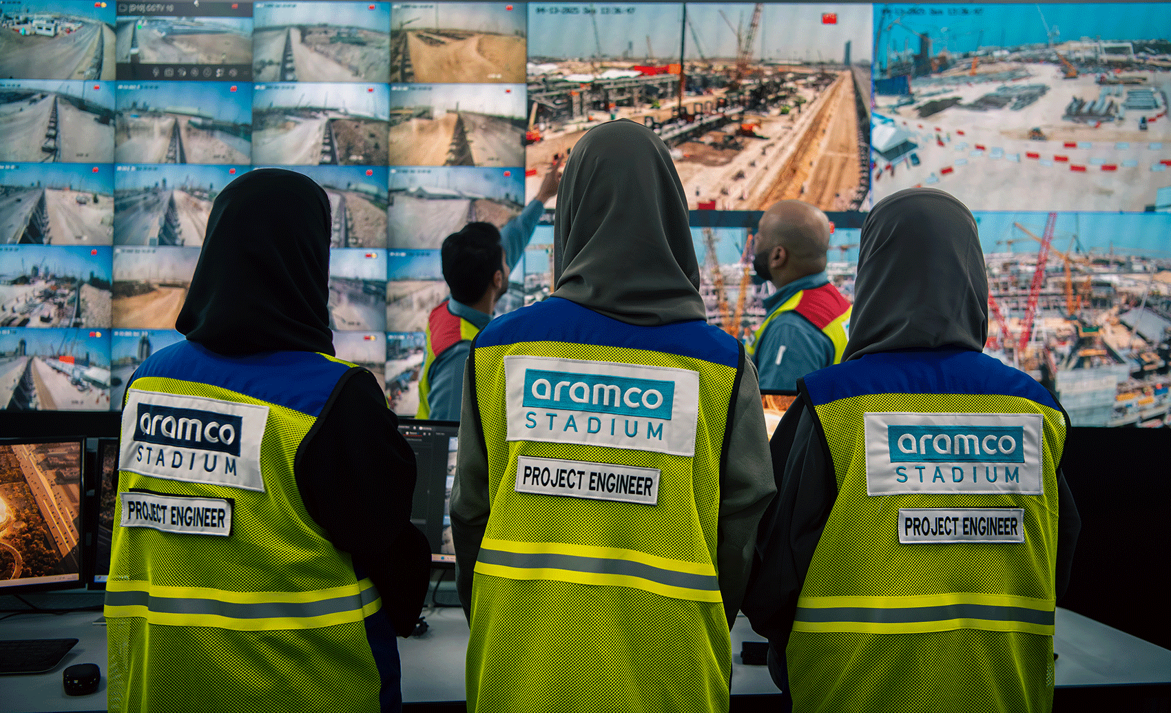 At Aramco Stadium Project Safety is Job One. In the very near future, Khobar’s skyline will feature an iconic whirlpool-shaped stadium that will be a hub for major international competitions, such as the 2027 AFC Asian Cup and the 2034 FIFA World Cup, local sports matches, entertainment events and public health and wellness programs.